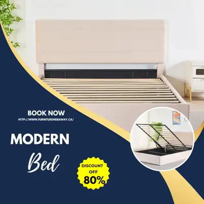 ✨Modern Lift-Up Storage Bed Frame✨, View more