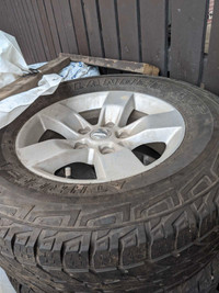 265-70-17.  Tires /rims  Dodge 5 bolt  truck