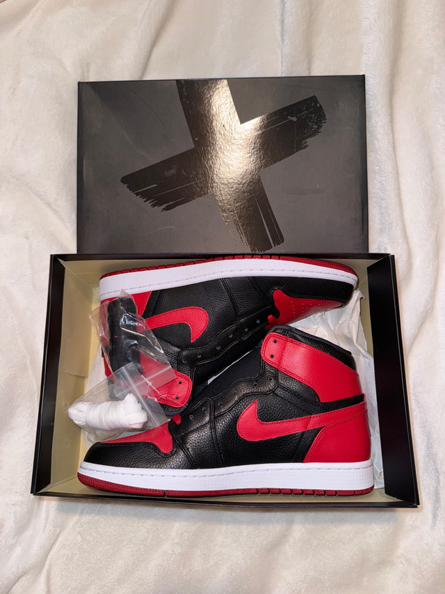 Retro Air Jordan 1 High “Bred Banned” - BNIB in Men's Shoes in Hamilton