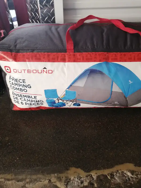 6-piece camping combo Outbound tent in Fishing, Camping & Outdoors in Kitchener / Waterloo - Image 2