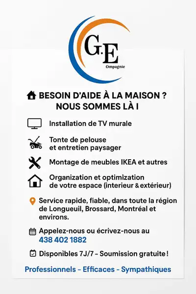 Looking for reliable help around the house? We're here to offer professional services in the Longueu...