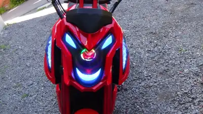 Electric Red Sports Bike, View more