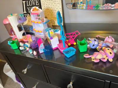Shopkins lot lol doll 3 fingerlings All in good used condition $30 for all Located north of pilot bu...