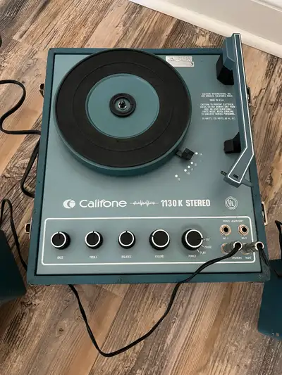 Vintage Califone 1130K Solid State Record Player 1400 Turntable, View more