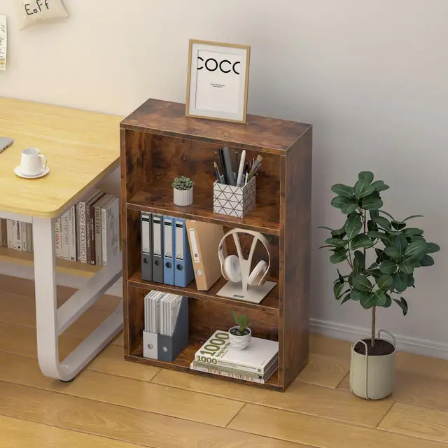 MIN WIN 3 Tier Bookcase Open Bookshelf with Storage in Bookcases & Shelving Units in City of Toronto - Image 7