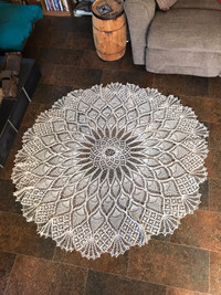 Crochet tablecloth 