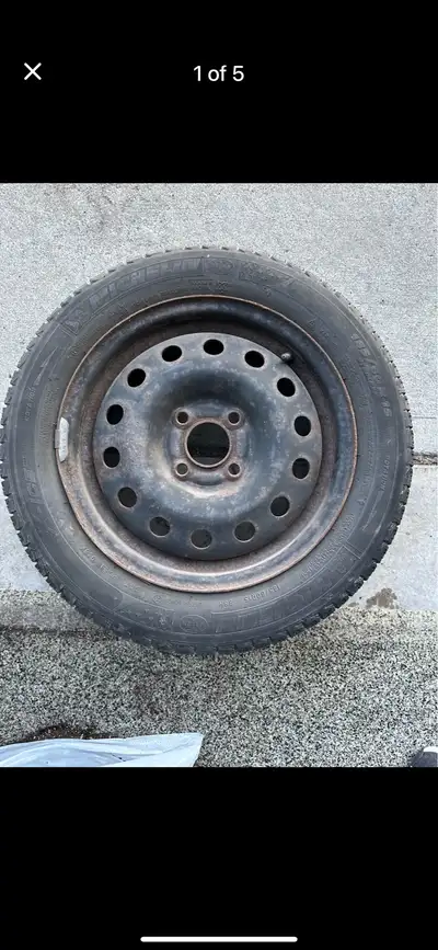 Winter tires with rims included. Tires came off at 2014 Ford fiesta are two seasons old still plenty...
