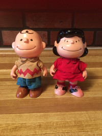 Vintage Collectable Dolls CHARLIE BROWN & LUCY