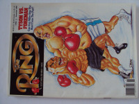 THE RING NOVEMBER 1990 - TYSON AND FOREMAN ON COVER