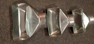 3 PIECE A/C HEAT ALUMINUM AIR DUCT VENTS 3 FOR $5, View more
