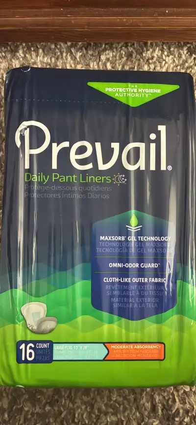 prevail panty liners , View more