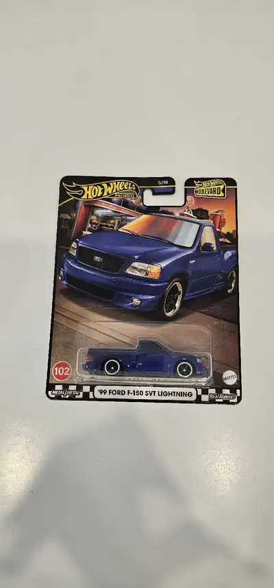 HOT WHEELS BOULEVARD 99 FORD F-150 SVT LIGHTNING $15 From a smoke and pet free home. Pick up at 4228...