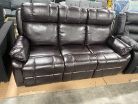 Sofa faux leather 3 seat