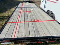 For Rent - 24 Foot Deckover Trailer with Tandem 5,200lb Axles