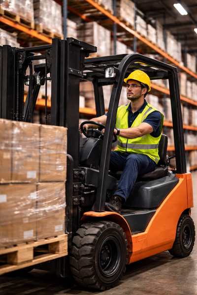 Counterbalance operator with shipping receiving experience, View more