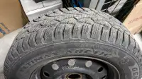 WINTER TIRES GENERAL ALTIMAX  185/70 R14 FROM A HONDA CIVIC 2004