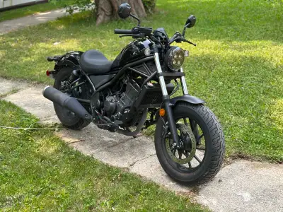 2024 Honda Rebel 300 ABS - Safetied 286 cc single cylinder, 6-speed transmission 1150 km Headlight,...