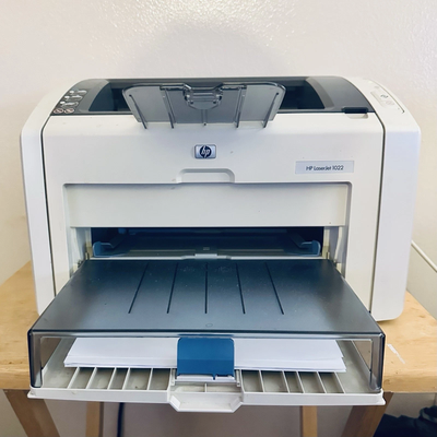 HP LaserJet 1022 Laser Printer with Toner, View more