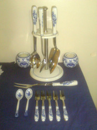 Blue Onion Cutlery, Dishes $10 Up