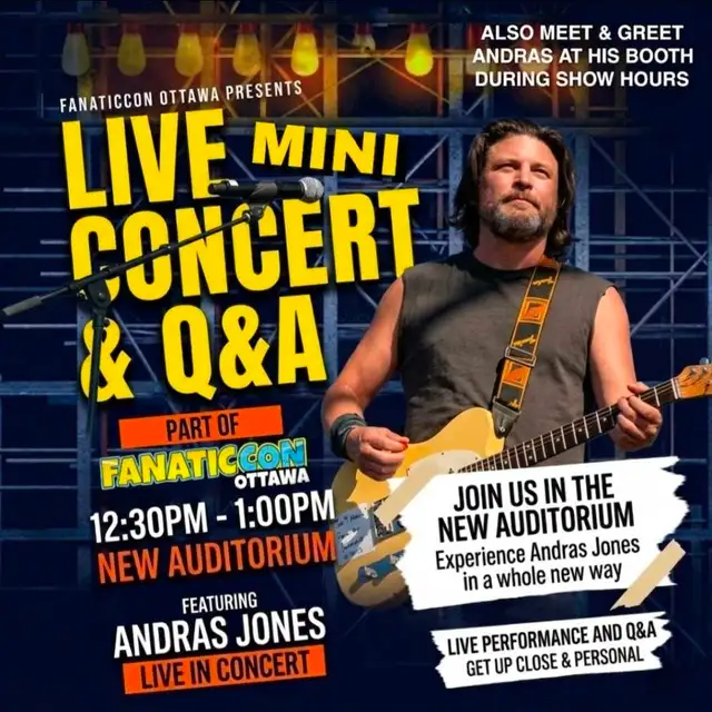 ANDRAS JONES LIVE AT FANATICCON  in Events in Ottawa - Image 2