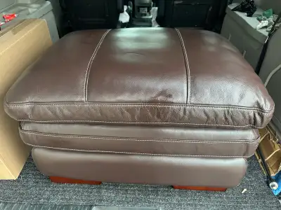 La Z Boy Leather Ottoman, View more