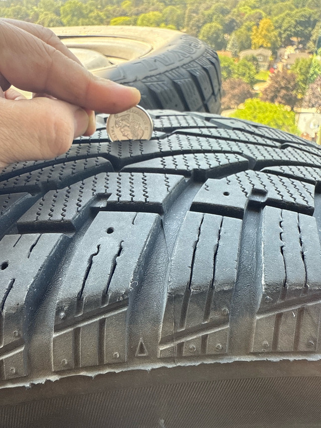 Winter Tires with steel rims  in Tires & Rims in Hamilton - Image 3