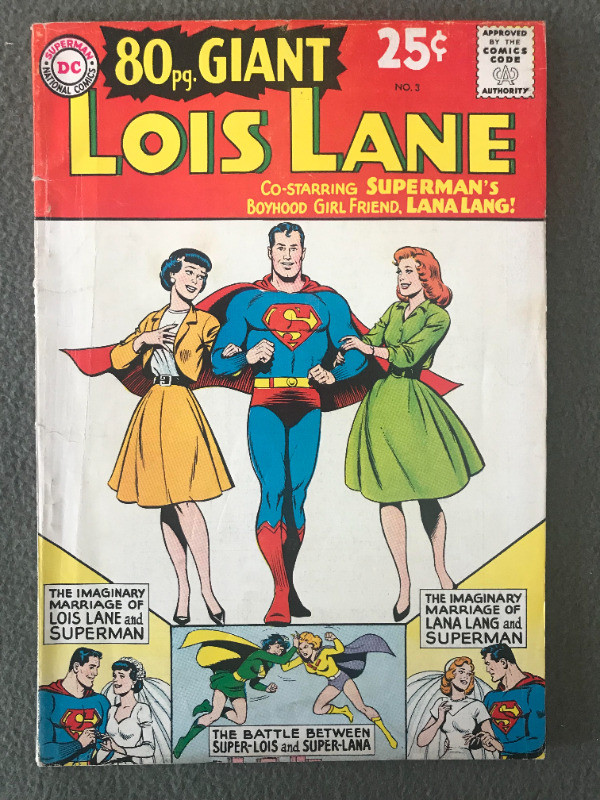 Superman's Girlfriend Lois Lane comics Silver Age in Comics & Graphic Novels in Bedford