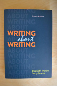 Textbook: Writing About Writing, Paperback, 4th Edition, 2020