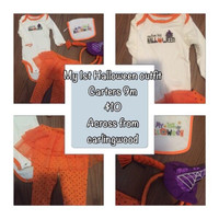 Girls 9m carters 1st Halloween outfit