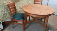 Dining table and 2 chairs 