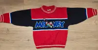 Vintage size 6 Mickeys Stuff for Kids Acrylic Sweater