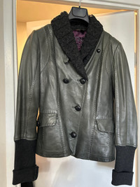 Danier women’s leather jacket, size small