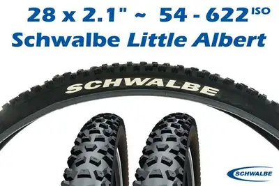 28 x 2.1 ::::::: Schwalbe “Little Albert” MTB Tires, View more
