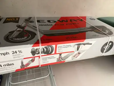 BNIB Segway F3 Pro E-Scooter, View more