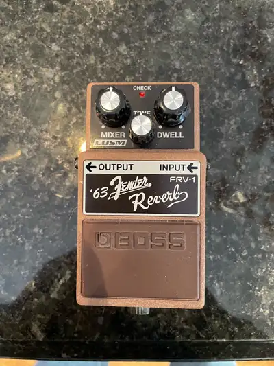 Boss FRV-1 Fender reverb pedal, View more