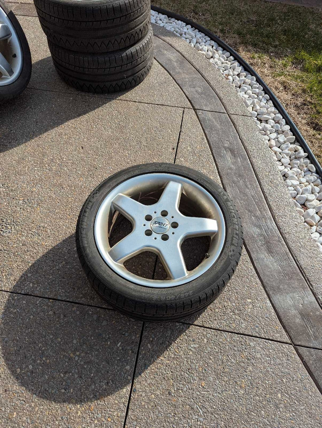 245/ 40R18 Winter Tires with Rims in Cars & Trucks in Mississauga / Peel Region - Image 4