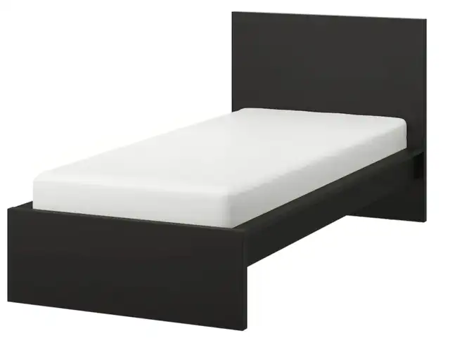 ikea twin bed malm + slats