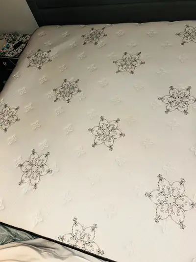 Barely used in guest room Always had mattress protector No stains no marks Pet free as and smoke fre...