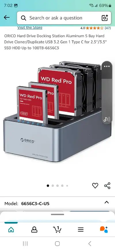 ORICO Hard Drive Docking Station , View more