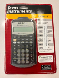 New - Texas Instruments BA 2 Plus