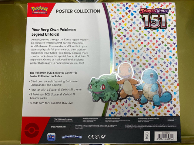 Pokémon 151 poster collection  in Arts & Collectibles in Kitchener / Waterloo - Image 2
