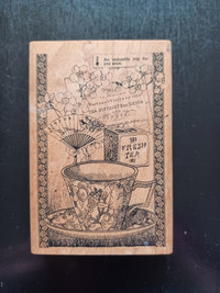 Asian teacup Stamp