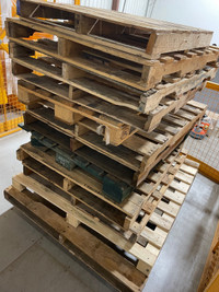 Wooden pallets for sale.