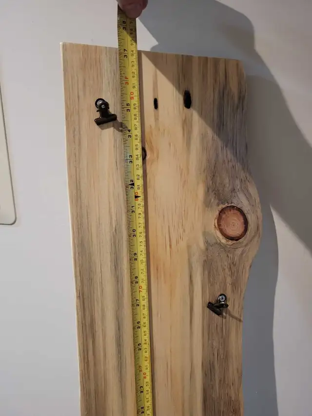 Live Edge Wooden Wall Mounted Jewelry Stand with LED Lights in Home Décor & Accents in Ottawa - Image 9