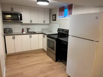 Varsity View one bedroom newly renovated basement suite for rent. Great for University student or ho...