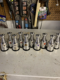 NHL Stanley mini Stanley cups from beer case