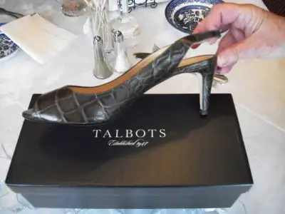 Leather Slingback Never Worn Size 10, View more