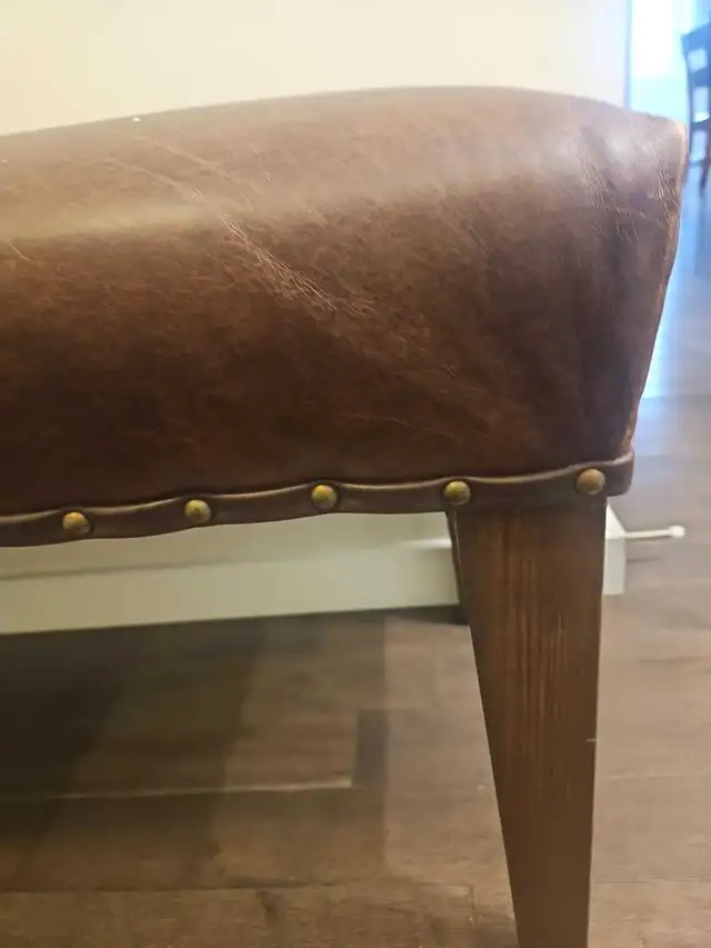 Leather Bench