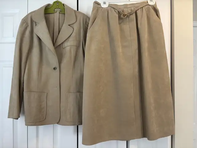 Vintage UltraSuede Suit