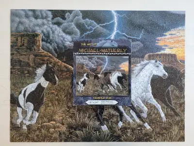 Casse-tête 500 mcx. - Chevaux sauvages dans l'orage, View more